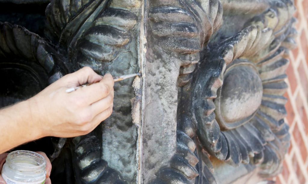 AM Restore, Restaurierung Wandmalerei Ruppingschule