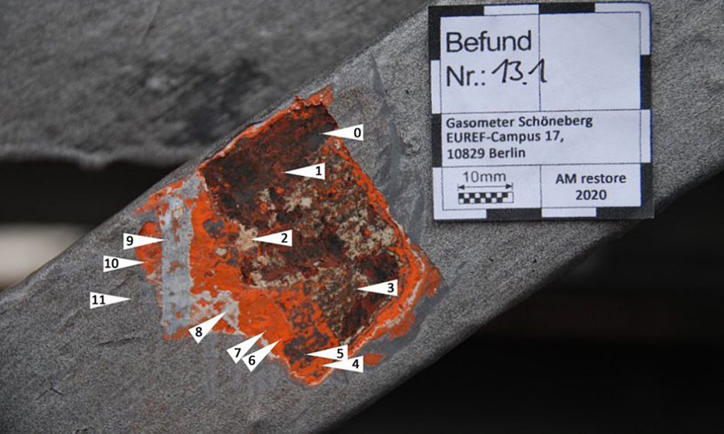 AM Restore, Untersuchung zur Restauration, Meta II Gasometer